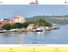 Tablet Screenshot of hotelmandovigoa.com